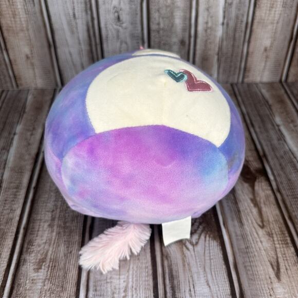 Squishmallow Aurora Unicorn 6" Tye Dye Hearts KellyToy Plush Stuffed Animal Toy - Picture 5 of 6